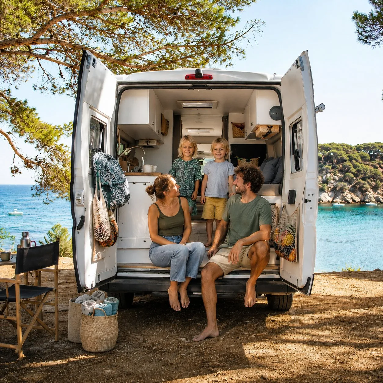 Famille Thomas van aménagé famille Van'S Évolution Occitanie