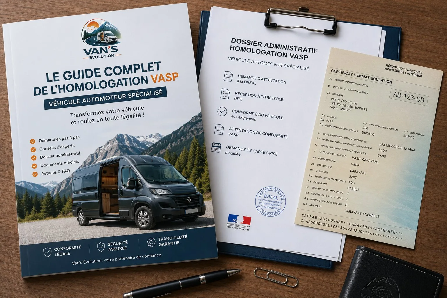 Comment homologuer son van en VASP : le guide complet 2026